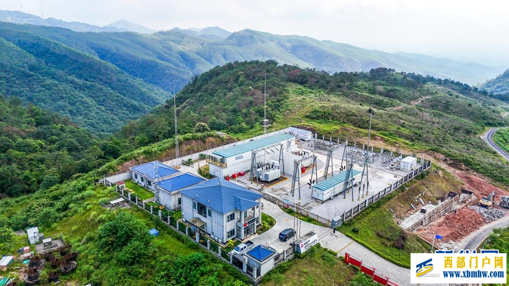 贵港百花山风电场：风电集群强电网 绿色效能促发展(图2)